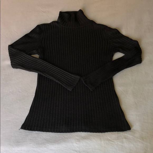 DYNAMITE RIBBED MOCK NECK SWEATER - Picture 4 of 8